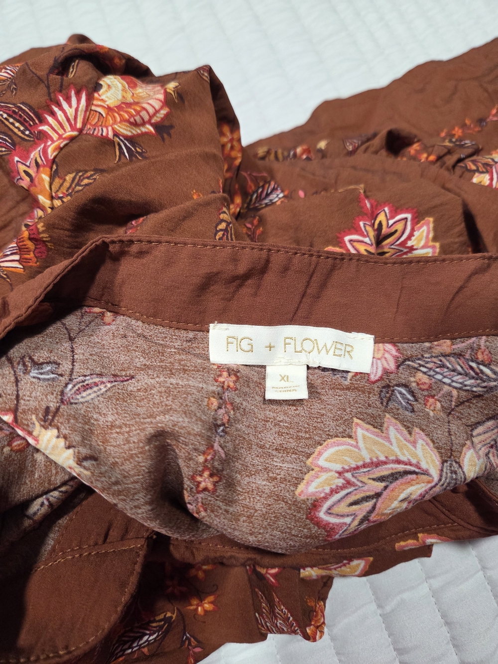 Figueroa &flower Floral Dress XL - Picture 5 of 5